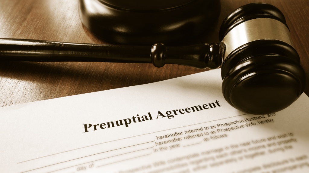 prenuptial agreement paperwork